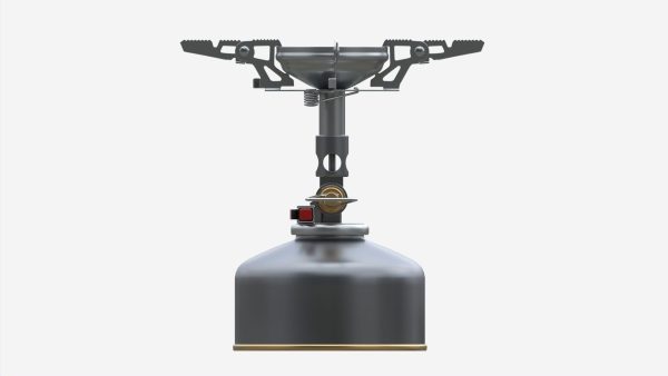 Camping Gas Stove with Cartridge Mockup 02