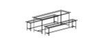 Canteen Steel Table