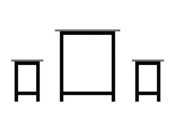 Canteen Steel Table