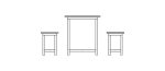 Canteen Steel Table