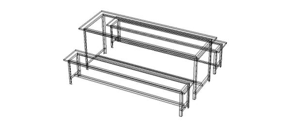 Canteen Steel Table