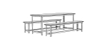 Canteen Steel Table