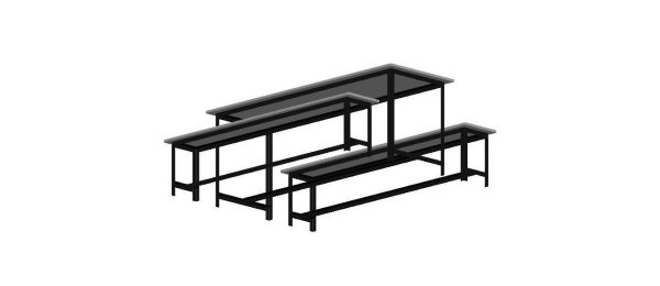 Canteen Steel Table