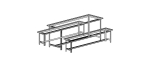 Canteen Steel Table
