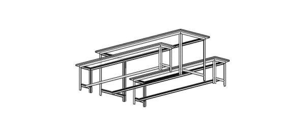Canteen Steel Table