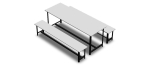 Canteen Steel Table