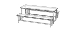 Canteen Steel Table