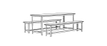 Canteen Steel Table
