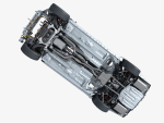 Car Frame with Chassis Engine 01