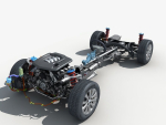Car Frame with Chassis Engine 01