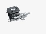 Car Frame with Chassis Engine 02