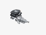 Car Frame with Chassis Engine 02