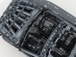 Car Frame with Chassis Engine 02