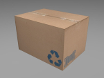 Cardboard Boxes Low Poly