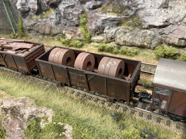 CARGO-0005 Steel cargo set H0-scale 10 items