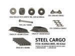 CARGO-0005 Steel cargo set H0-scale 10 items