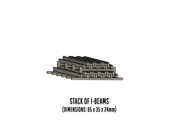 CARGO-0005 Steel cargo set H0-scale 10 items