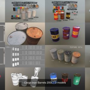 cargo-iron-barrels-200l-3d-model-obj-fbx-hrc-cob