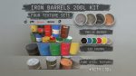 Cargo Iron Barrels 200L