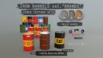 Cargo Iron Barrels 200L