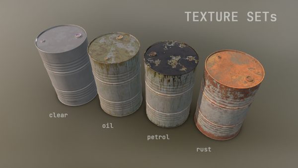Cargo Iron Barrels 200L Colors