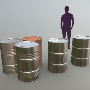 cargo-iron-barrels-200l-steel-3d-model-low-poly-obj-fbx-hrc-cob