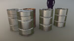 Cargo Iron Barrels 200L Steel