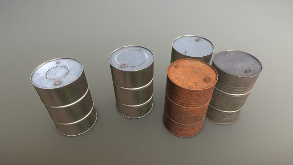 Cargo Iron Barrels 200L Steel