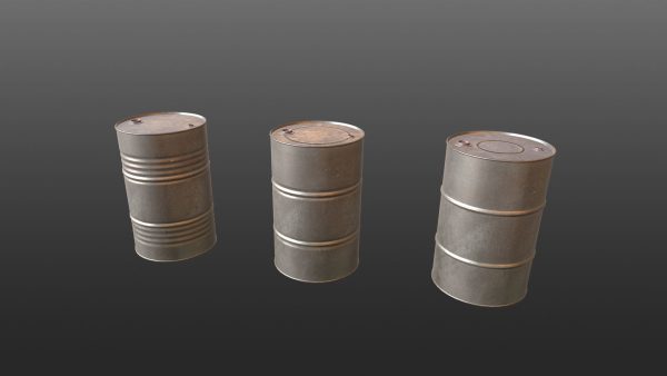 Cargo Iron Barrels 200L Steel