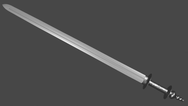 Caroling sword with Khora handle