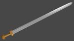 Caroling sword with Langsax handle