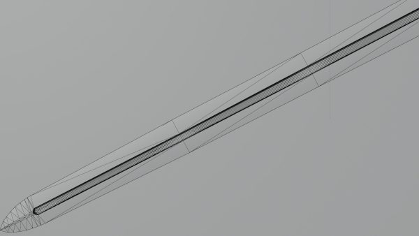 Caroling sword with Langsax handle