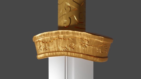 Caroling sword with Langsax handle