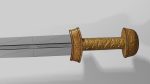 Caroling sword with Langsax handle