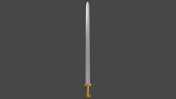 Caroling sword with Langsax handle