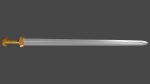 Caroling sword with Langsax handle