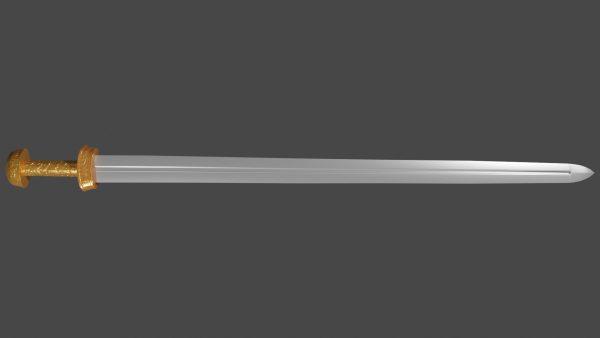 Caroling sword with Langsax handle