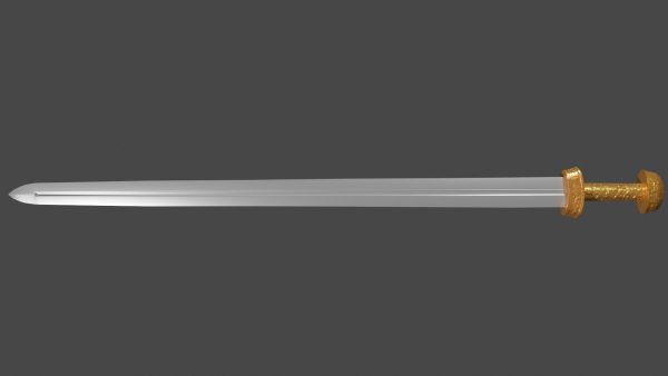 Caroling sword with Langsax handle