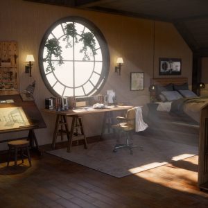 Carpenter cabin of architect