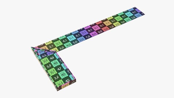 Carpenter ruler L-shape