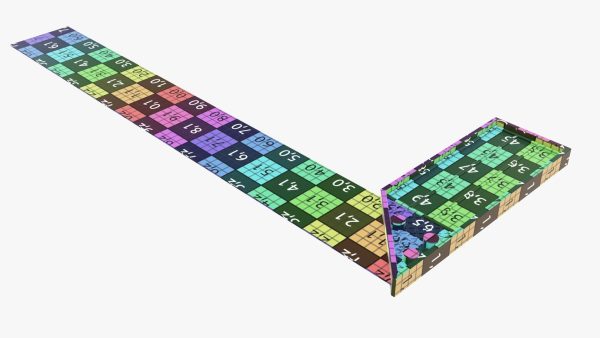 Carpenter ruler L-shape