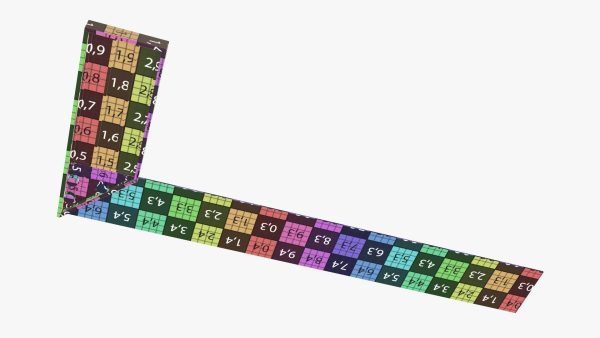 Carpenter ruler L-shape