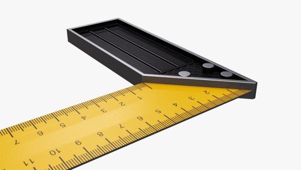 Carpenter ruler L-shape
