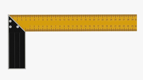 Carpenter ruler L-shape