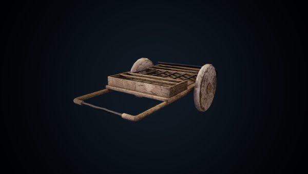 Cart model wooden medieval