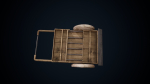 Cart model wooden medieval