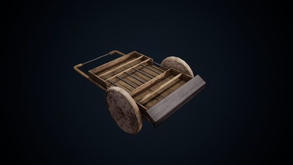 Cart model wooden medieval