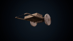 Cart model wooden medieval