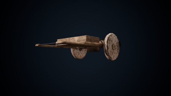 Cart model wooden medieval