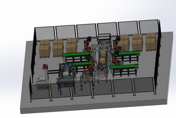 Carton production line